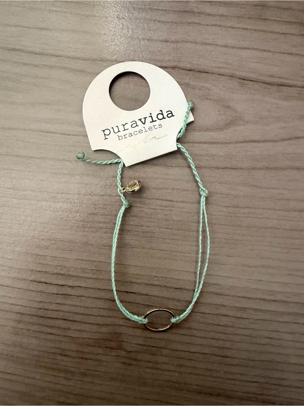 Pura Vida Gold Circle Charm Bracelet